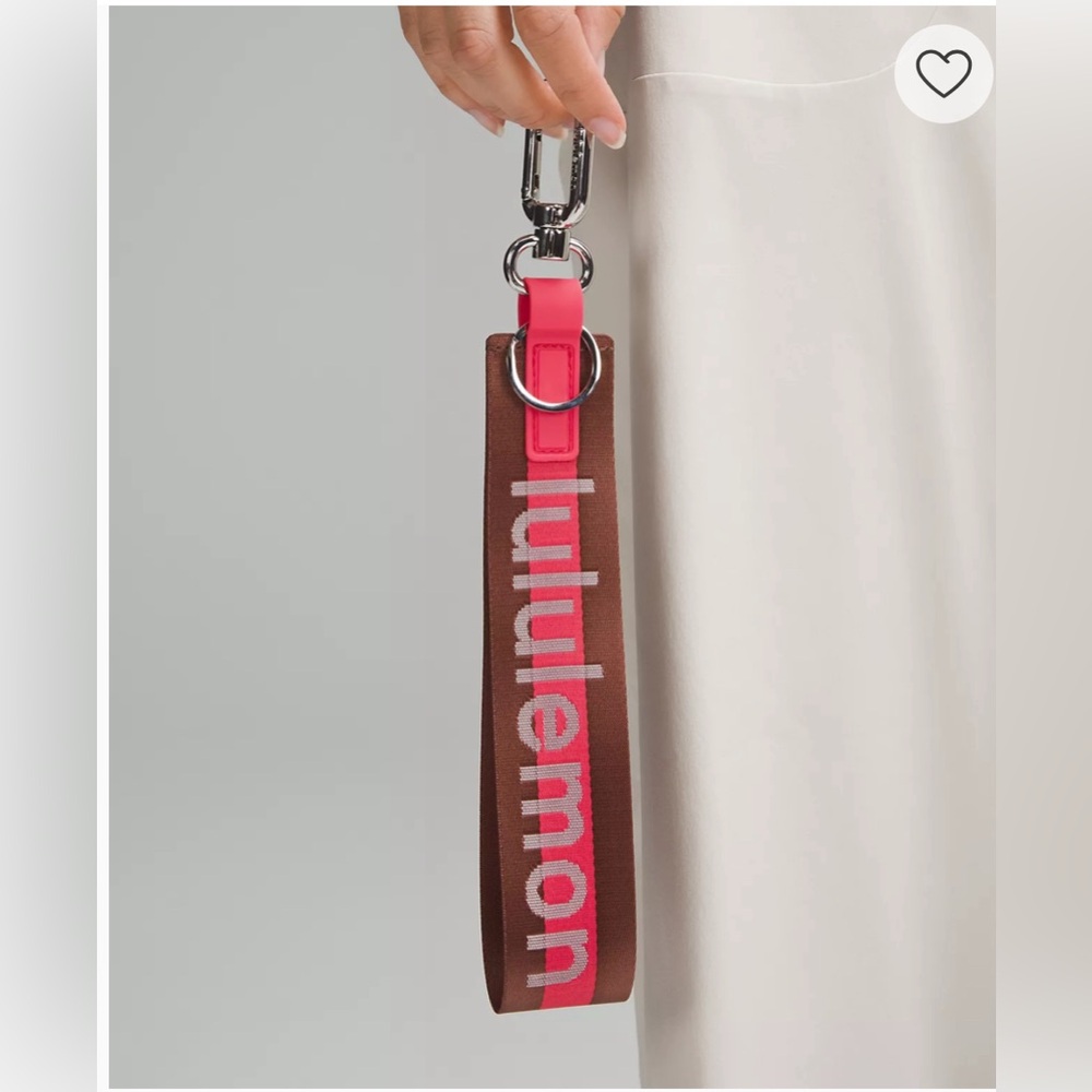 NWT Lululemon Never Lost Keychain